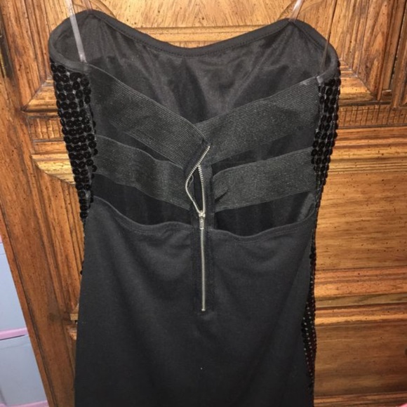 Black Sequin Dress - Picture 2 of 2